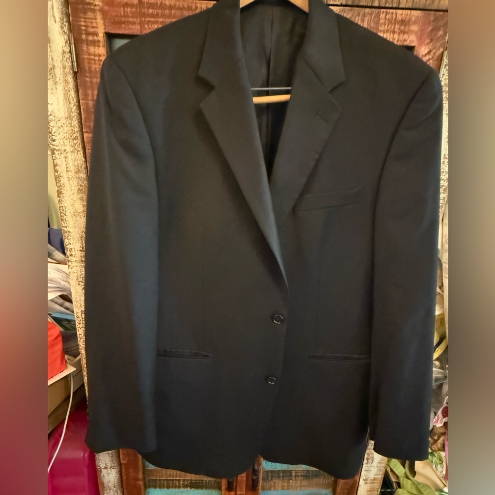 Calvin Klein Men's Black Suit Jacket